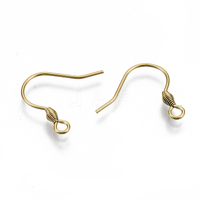 304 Stainless Steel Earring Hooks STAS-S111-011G-NR-1