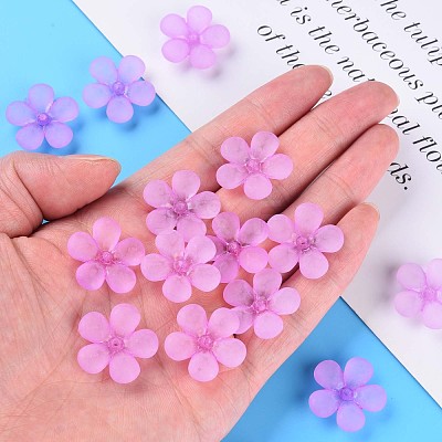 Transparent Acrylic Beads MACR-S373-116-D04-1