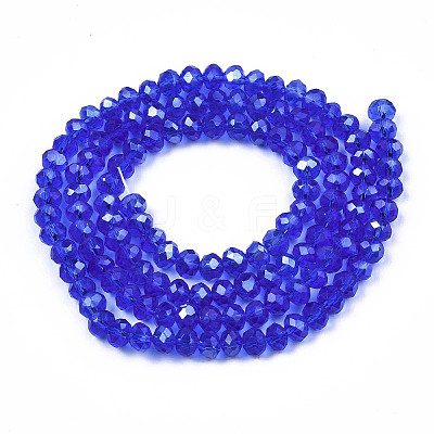 Electroplate Glass Beads Strands LS-EGLA-A034-T4mm-B-1