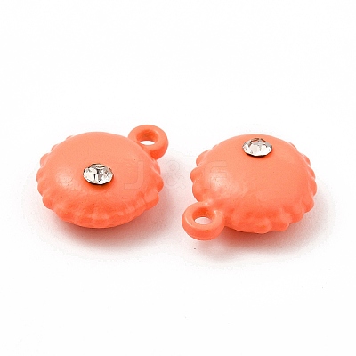 Spray Painted Alloy Pendants FIND-B016-03-1