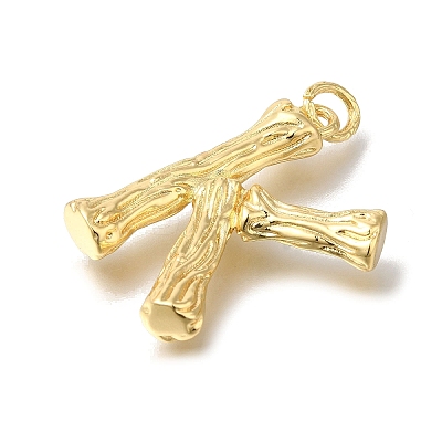 Rack Plating Brass Pendants KK-I721-01G-K-1