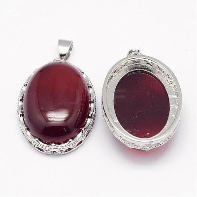 Natural Carnelian Pendants G-D851-05-1