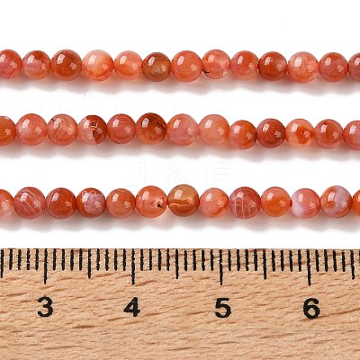 Natural South Red Agate Beads Strands GG-CBA6824-A01-01-1