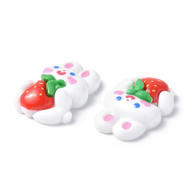 Opaque Resin Cabochons CRES-P023-06F-1