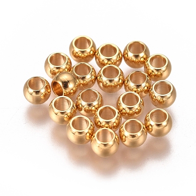 201 Stainless Steel Spacer Beads STAS-I137-01H-G-1