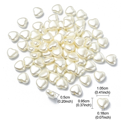ABS Plastic Imitation Pearl Beads OACR-YW0001-85A-1