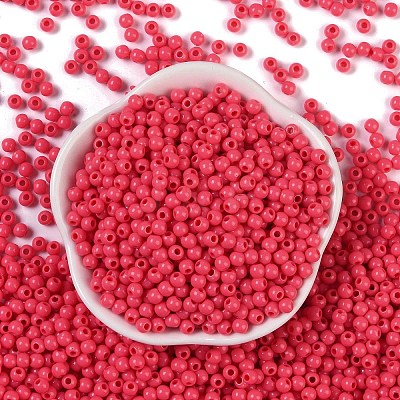 Opaque Acrylic Beads SACR-A007-01A-14-1