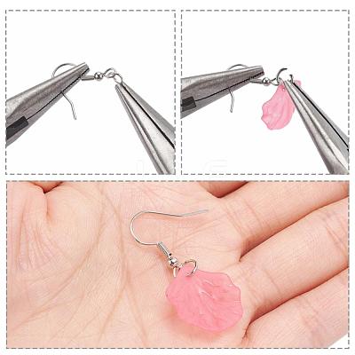 Transparent Frosted Acrylic Pendants X-MACR-S371-01A-1