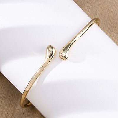 Alloy Arm Cuff Bangles Girl Women AJEW-A063-02G-1