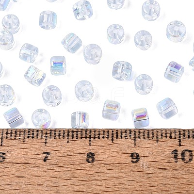 FGB Transparent Colours Glass Seed Beads SEED-Q040-07A-B02-1