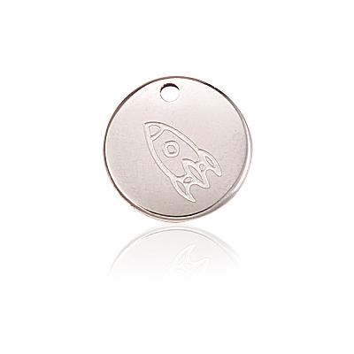 304 Stainless Steel Pendants STAS-CJC0003-47-1