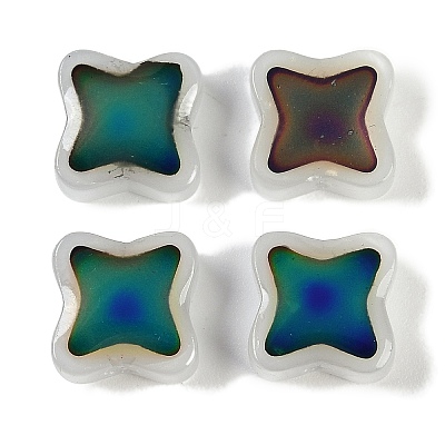 Two Tone Glass Mood Beads GLAA-Z007-08C-1