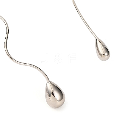 Brass Choker Necklaces NJEW-F326-01P-1