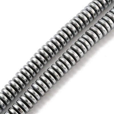Electroplated Synthetic Non-magnetic Hematite Beads Strands G-Z032-C02-04P-1