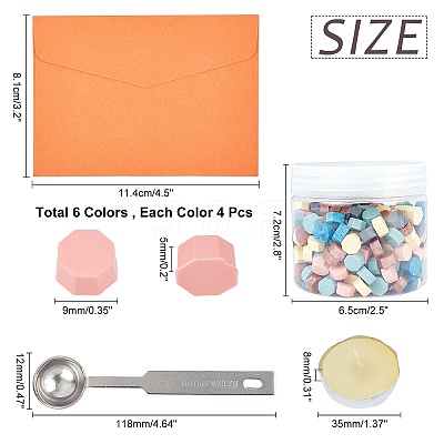Sealing Wax Particles for Retro Seal Stamp DIY-CP0003-48B-1
