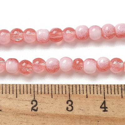 Crackle Glass Beads Strands GLAA-U001-4mm-13-1