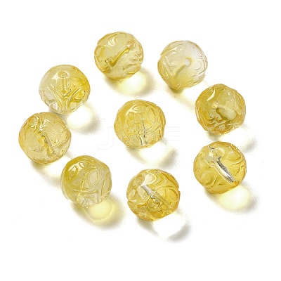 Transparent Glass Beads GLAA-D025-03J-1