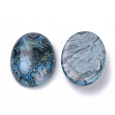 Natural Ripple Jasper Cabochons G-T062-22-1