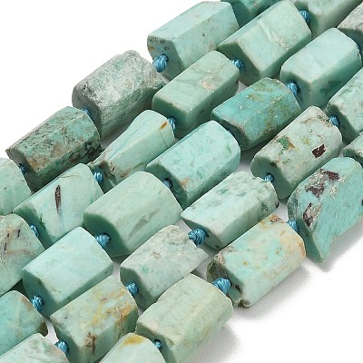 Natural Peruvian Turquoise(Jasper) Beads Strands G-NH0072-E04-02-1