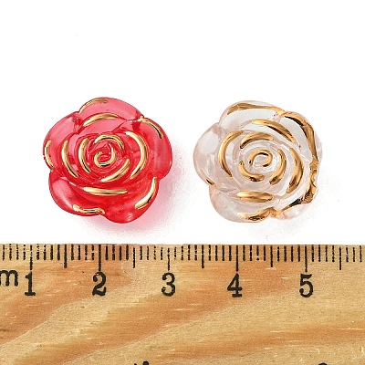 Transparent Acrylic Beads X1-OACR-O006-03A-1
