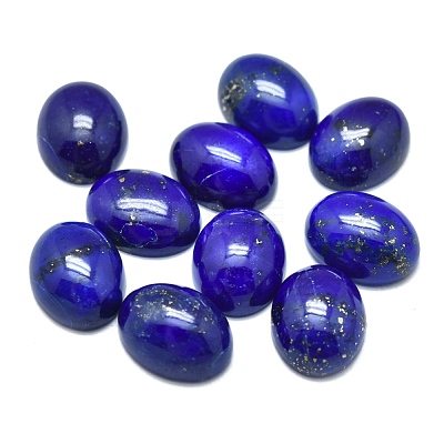 Natural Lapis Lazuli Cabochons G-O185-02B-02-1