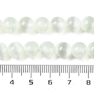 Natural Selenite Beads Strands G-C142-01B-06-1