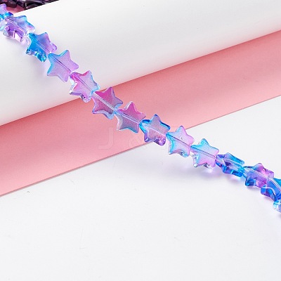 Transparent Glass Beads Strand GLAA-K057-01H-1