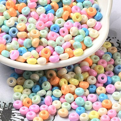 Baking Paint Glass Seed Beads SEED-B001-02A-10-1