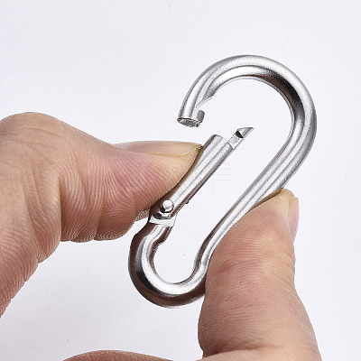 Tarnish Resistant 304 Stainless Steel Rock Climbing Carabiners X-STAS-N087-24A-01-1