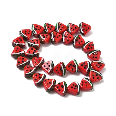 Handmade Lampwork Bumpy Beads LAMP-R003-04E-01-1