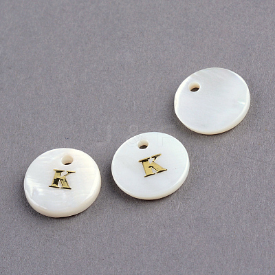 Freshwater Shell Pendants LS-SSHEL-S249-K-1