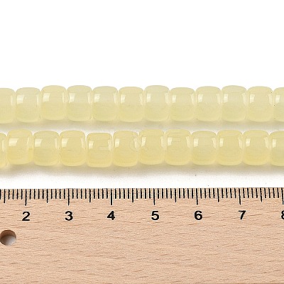 Baking Plating Glass Beads Strands X1-GLAA-H036-01F-1