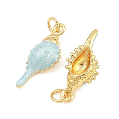 Brass Enamel Pendants KK-CBA3297-04B-G03-1