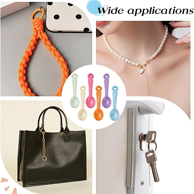 100Pcs Opaque Acrylic Pendants OACR-YW0001-96-1