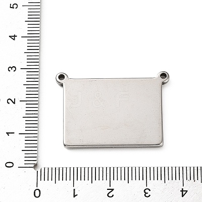 304 Stainless Steel Connector Cabochon Settings STAS-Z201-04P-02-1