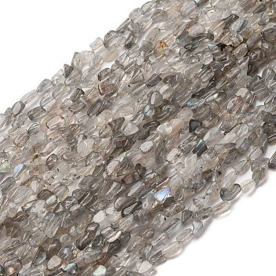 Natural Labradorite Beads Strands G-I389-A35-01B-1