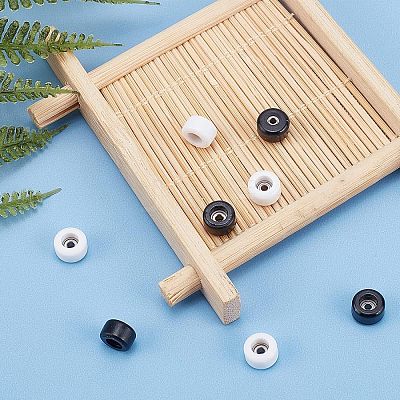 Plastic Skateboard Wheels AJEW-FG0001-77B-1