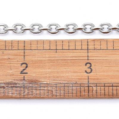 Tarnish Resistant 304 Stainless Steel Cable Chains CHS-P007-27P-03-1