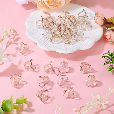 30Pcs Acrylic Bead Caps for Wind Chimes Making TACR-TA0001-69E-1