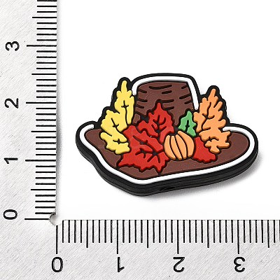Thanksgiving Theme Silicone Beads SIL-J001-01J-1