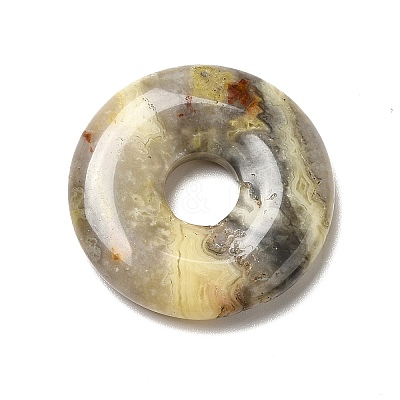Natural Crazy Agate Pendants G-I331-01J-1