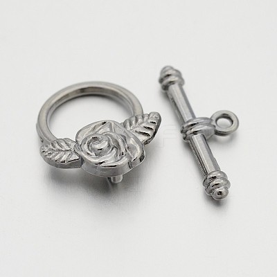 Tibetan Style Alloy Toggle Clasps X-K090B051-1