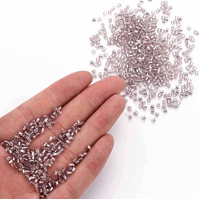8/0 Glass Bugle Beads SEED-S032-07A-56-1