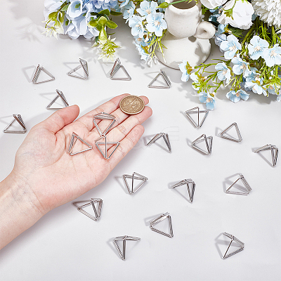 32Pcs Mini Iron Place Card Holders ODIS-SP0001-06-1