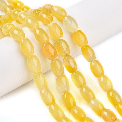 Dyed Natural Agate Beads Strands G-T141-15B-02-1