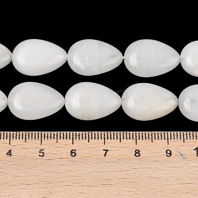 Natural White Jade Beads Strands G-Z105-B01-01A-1