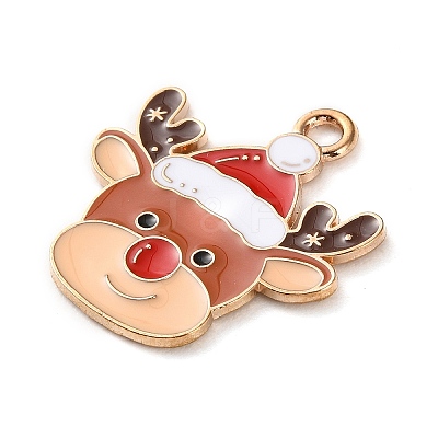 Alloy Enamel Pendants ENAM-B030-02G-06-1