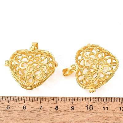 Brass Cage Pendants KK-CBA8ACD-02G-E-1
