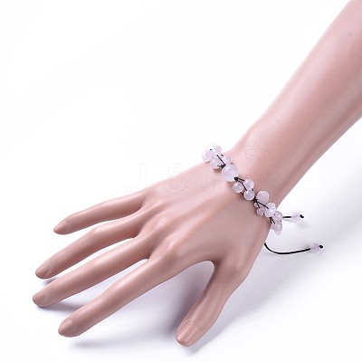 Adjustable Nylon Cord Braided Bead Bracelets BJEW-JB04602-04-1