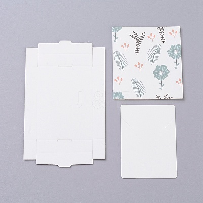 Kraft Paper Boxes and Necklace Jewelry Display Cards LS-CON-L016-A06-1